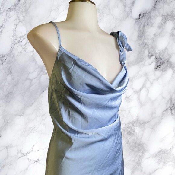 NBD Alli Mini Dress - Baby Blue - Picture 9 of 12